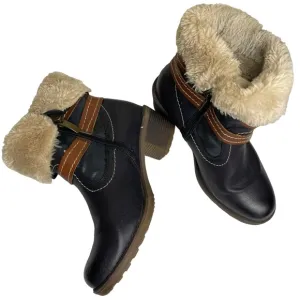 Spring Step WMNS Relife Boisa Water Resistant BRN Boots Faux Fur US 6.5-7 EU 37