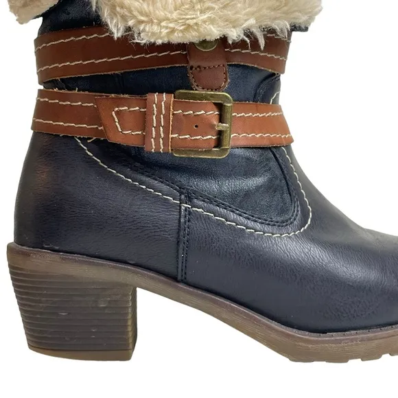 Spring Step WMNS Relife Boisa Water Resistant BRN Boots Faux Fur US 6.5-7 EU 37