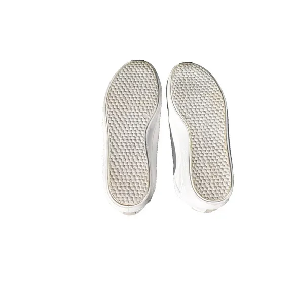 STEVE MADDEN Amalfi Tennis Shoes Men's Size 9.5 White With Metallic accent