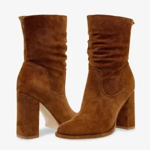 Steve Madden Vector Suede Slouch Boots