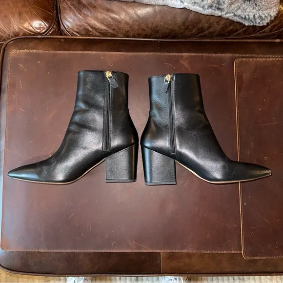 Stuart Weitzman Avenue 75 Block Heeled Boots - Black