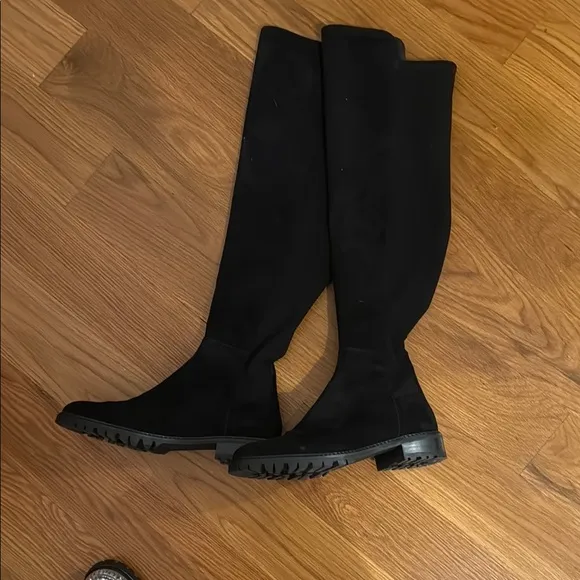 Stuart Weitzman Elegant Black Knee-High Women's Boots