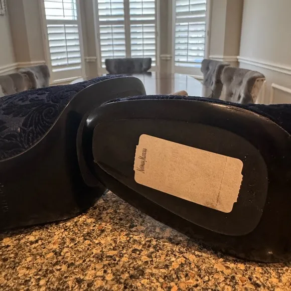 Stuart Weitzman Elegant Black Velvet Ankle Boots