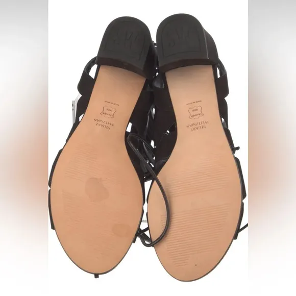 Stuart Weitzman Suede Gladiator Sandals shoes size 8. New with box