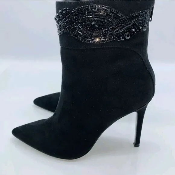 STUNNING NINA EMBELLISHED DRESS BOOTS