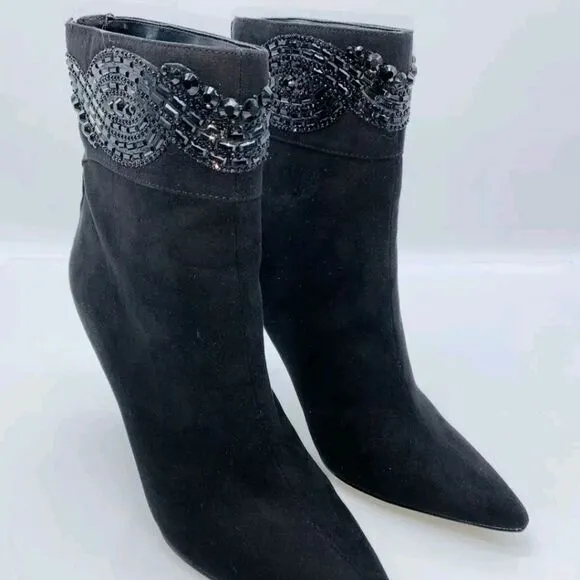 STUNNING NINA EMBELLISHED DRESS BOOTS