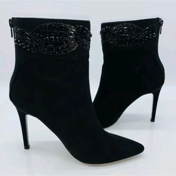 STUNNING NINA EMBELLISHED DRESS BOOTS