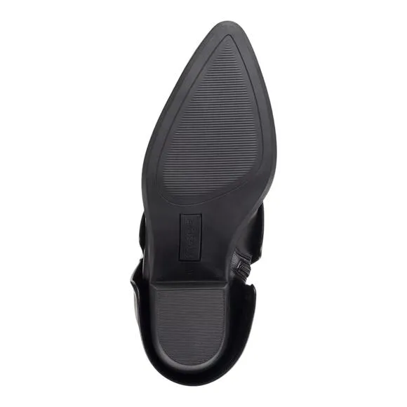 Sun   Stone Women's Ibizaa Fold Over Cuffed Dress Boots Black Size 8 1/2