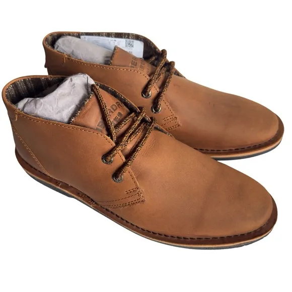 Superdry Men’s Leather Brown Winter Rallie Boots Size 11