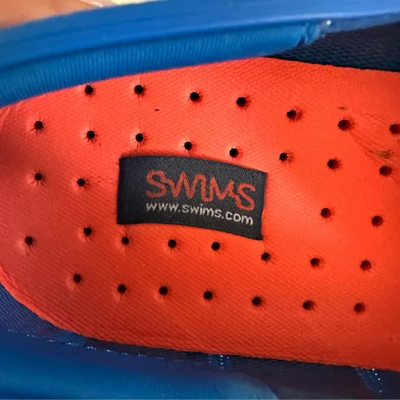 SWIMS BRAIDED LACE LOAFER Water Shoes - Blitz Blue / Navy - Men’s Sz 9 -Mesh