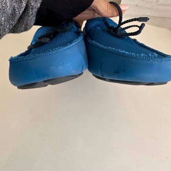 SWIMS BRAIDED LACE LOAFER Water Shoes - Blitz Blue / Navy - Men’s Sz 9 -Mesh