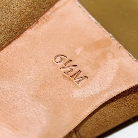 Talbots Tan Suede Heeled Boots