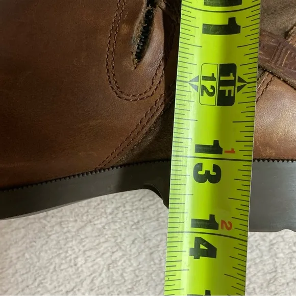 Teva Leather Tall Riding Boots-Brown-Womens 7-Classic-Preppy-Outdoor-Winter-Fall