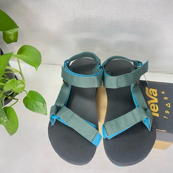 Teva men’s Original Universal Sandal 12‎ Shock Green size 7