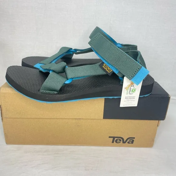 Teva men’s Original Universal Sandal 12‎ Shock Green size 7