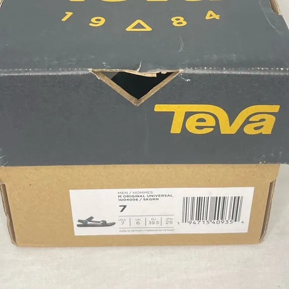 Teva men’s Original Universal Sandal 12‎ Shock Green size 7
