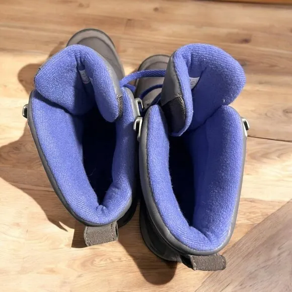 The North Face winter boots womens NF00CU46 Purple Gray Outdoor Size 10