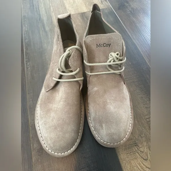 The Real McCoy Vellies Chukka Boots Size 11 Beige