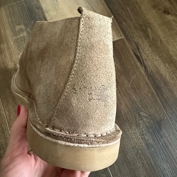 The Real McCoy Vellies Chukka Boots Size 11 Beige
