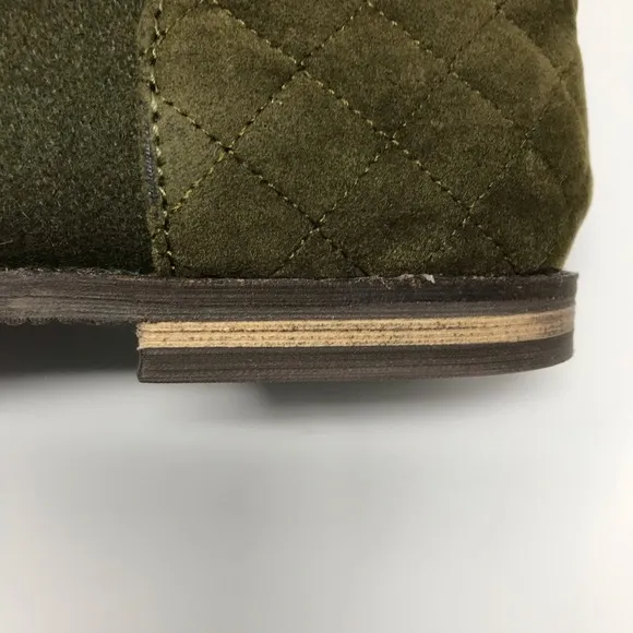 The Sak Olive Green Elephant Felt Boots Sz 8 NEW