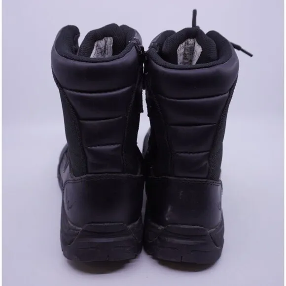 Thorogood 834-6044 Men's 8&quot; Leather Side Zip Tactical Jump Boots Black Sz 9 Wide