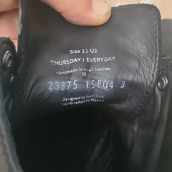 Thursday Boot Company Black Leather Boots for Timeless Style
