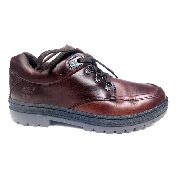 Timberland 69067 MENS Brown Leather Lace Up Oxford Hiking Shoes SIZE 11 M