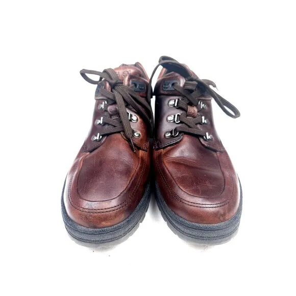 Timberland 69067 MENS Brown Leather Lace Up Oxford Hiking Shoes SIZE 11 M