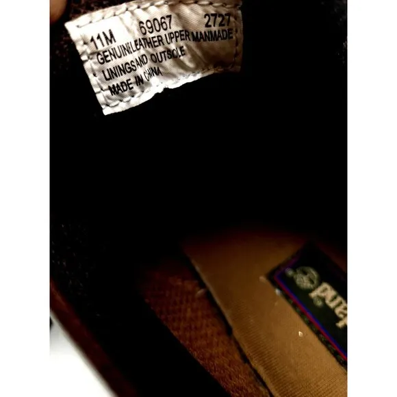 Timberland 69067 MENS Brown Leather Lace Up Oxford Hiking Shoes SIZE 11 M