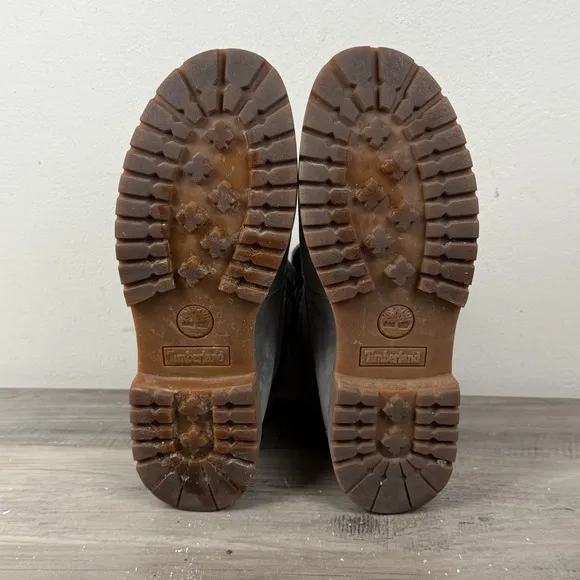 Timberland Boots Jayne Roll Top Womens Sz 7 Gray Nubuck A1XBQ Outdoor Hiking