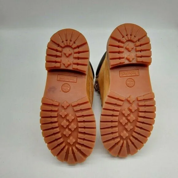 Timberland Boys 12709 Wheat Ankle Boots Size 1M