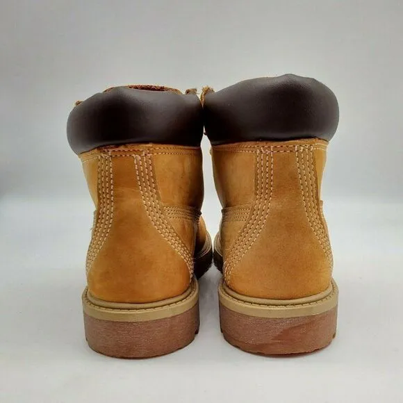 Timberland Boys 12709 Wheat Ankle Boots Size 1M