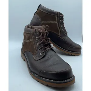 Timberland Chukka Boots Lace Up Brown Suede Leather Size 10.5 Larchmont NWOB