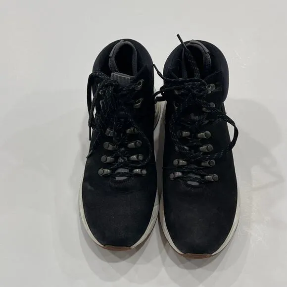 Timberland Delphiville Hiking Sneaker Boots Black Suede Leather Size 7
