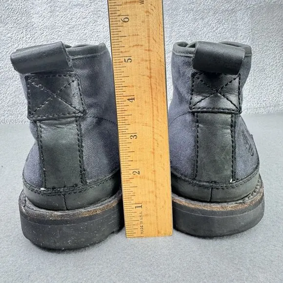 Timberland Earthkeepers Chukka Boots Canvas   Leather Men's 10M Outdoors Black
