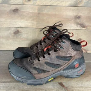 timberland ledge mid mens size 11 shoes brown leather wateproof hiking boots
