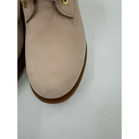Timberland Linden Woods  in Rugby Tan Nubuck Leather Lace-Up Boots Size 7