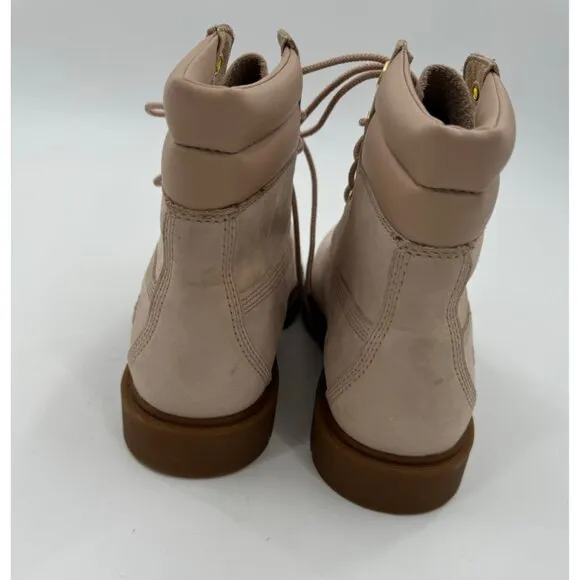 Timberland Linden Woods  in Rugby Tan Nubuck Leather Lace-Up Boots Size 7
