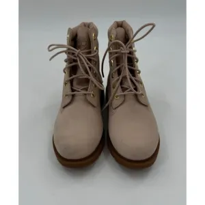 Timberland Linden Woods  in Rugby Tan Nubuck Leather Lace-Up Boots Size 7