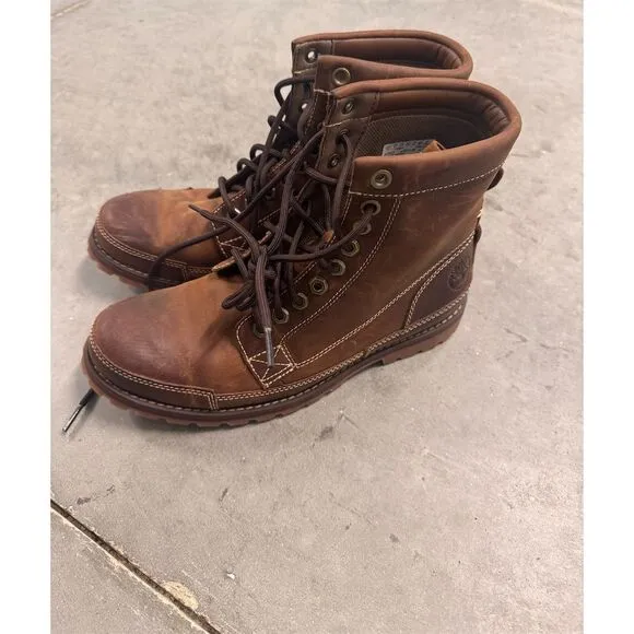 Timberland Men's Earthkeepers 6-Inch Boots Brown Size 8 Casual Ankle
