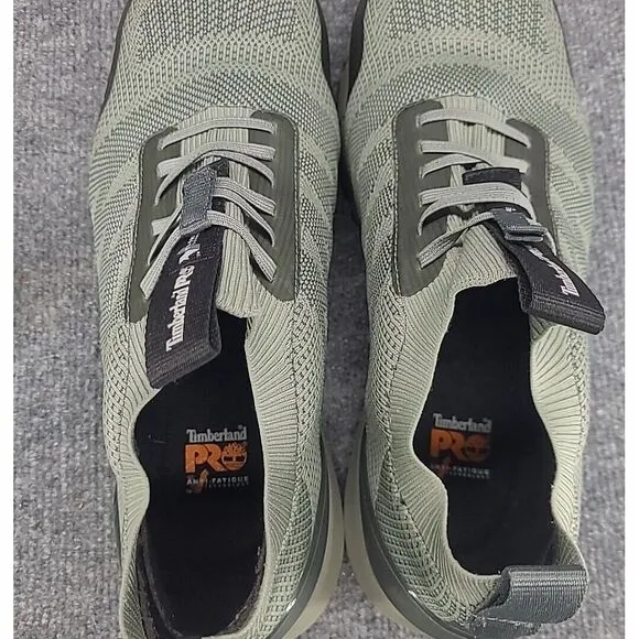 Timberland Pro Mens Radius Knit A5Q9X Green Work Sneakers Shoes Size 13 M‎