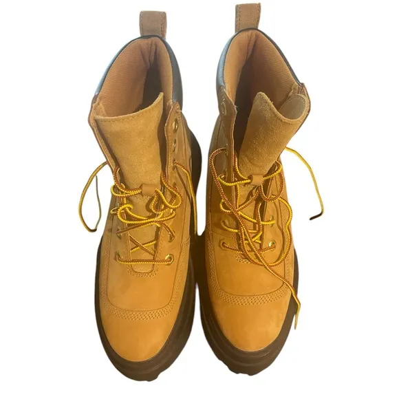 TIMBERLAND sky 6 ınch lace up boots wheat nubuck