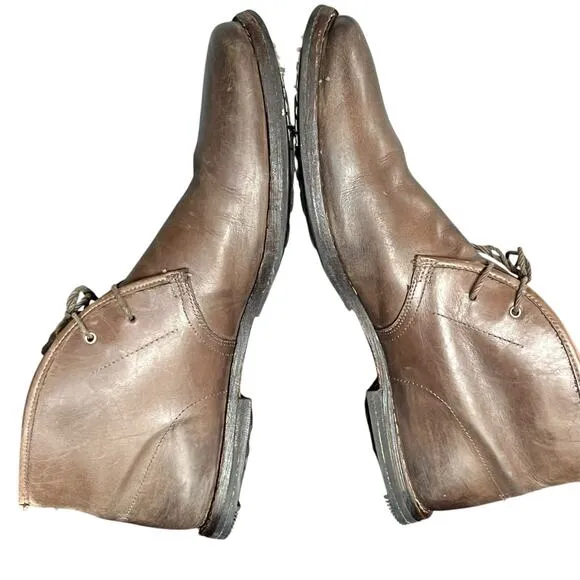 Timberland Wodehouse Chukka Boots Mens 11 Tan Premium Leather Classic Timeless