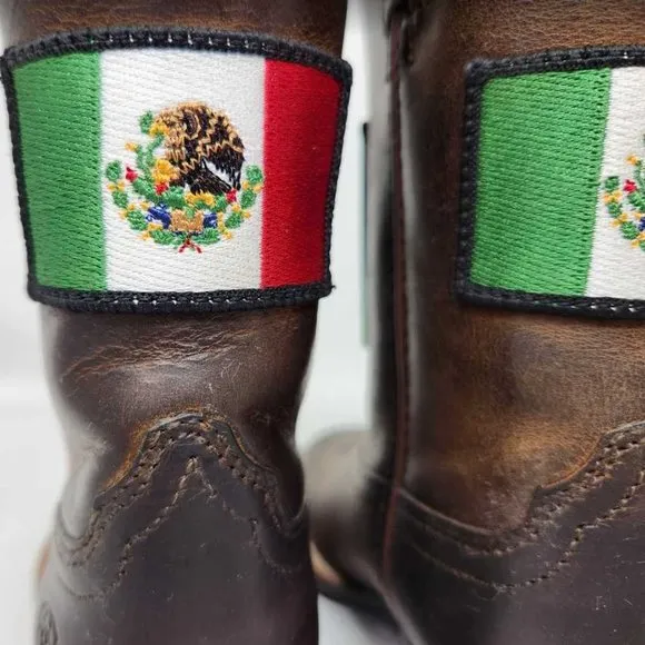 Toddler 8 Ariat kids Orgullo Mexicano II western cowboy Mexico boots 10039908