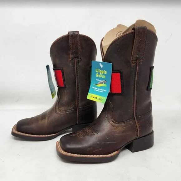 Toddler 8 Ariat kids Orgullo Mexicano II western cowboy Mexico boots 10039908