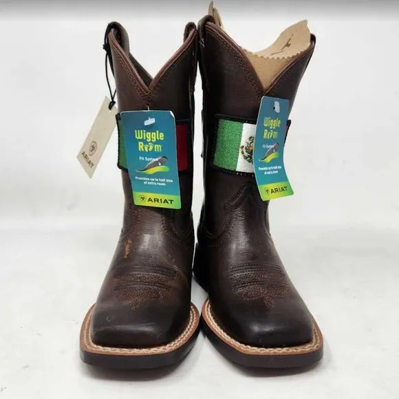 Toddler 8 Ariat kids Orgullo Mexicano II western cowboy Mexico boots 10039908
