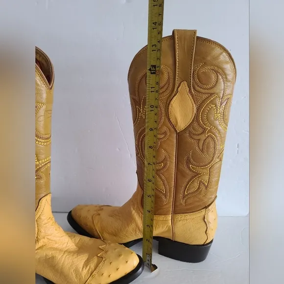 Tombstone Women's Western Cowboy Boots size 6 - yellow