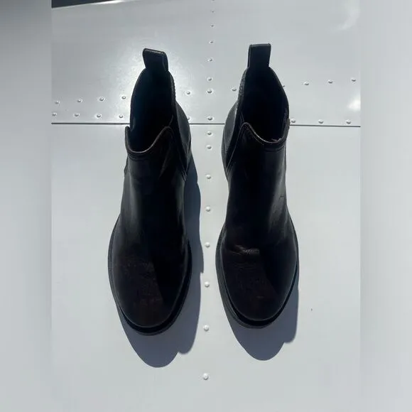 TORY BURCH Griffith Women's Black Leather Ankle Boots! Great condition! Size 6