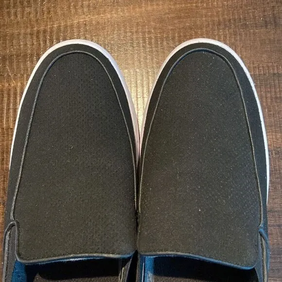 Travis Mathew Phenomenon Men's Black Slip-On Shoes Size 11