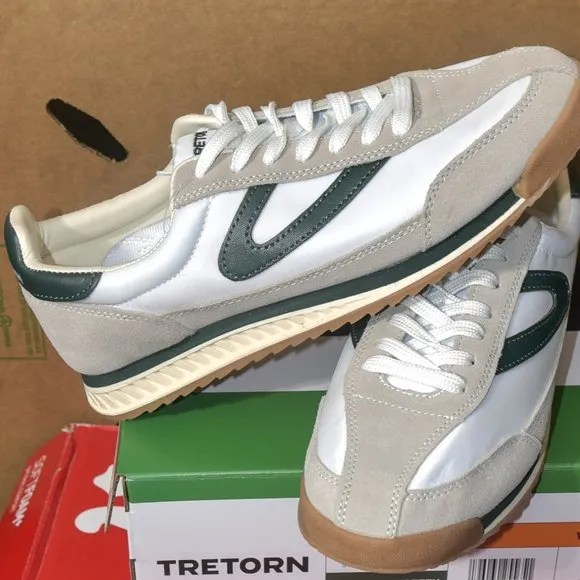 Tretorn Rawlins 2 Womens Sneakers WHITE/GREEN